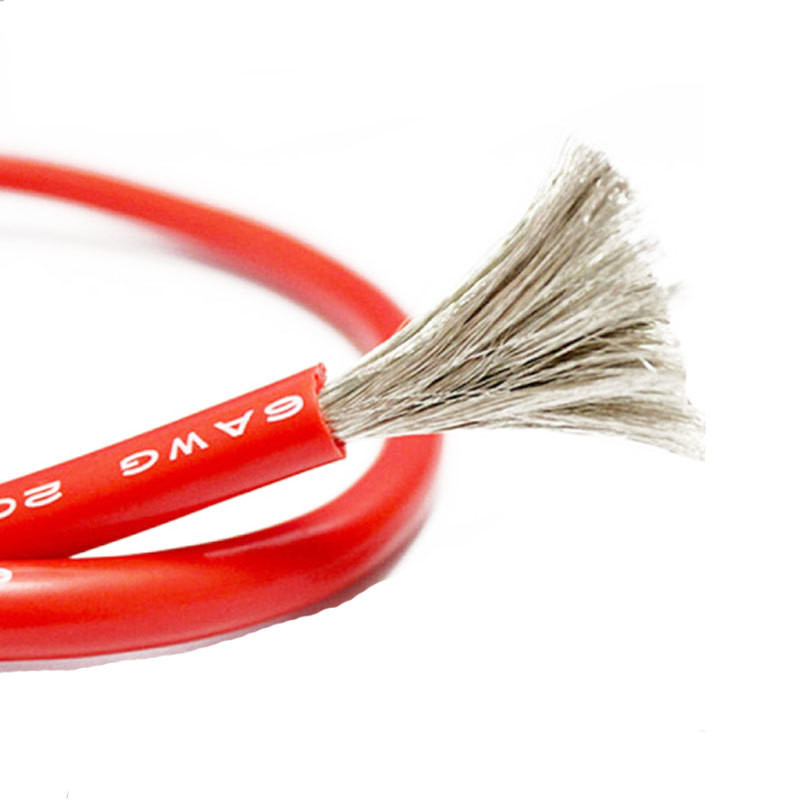 Cables de cobre de alta temperatura 300 C de caucho de silicio blando ultraflexible con chaqueta para aplicaciones industriales pesadas