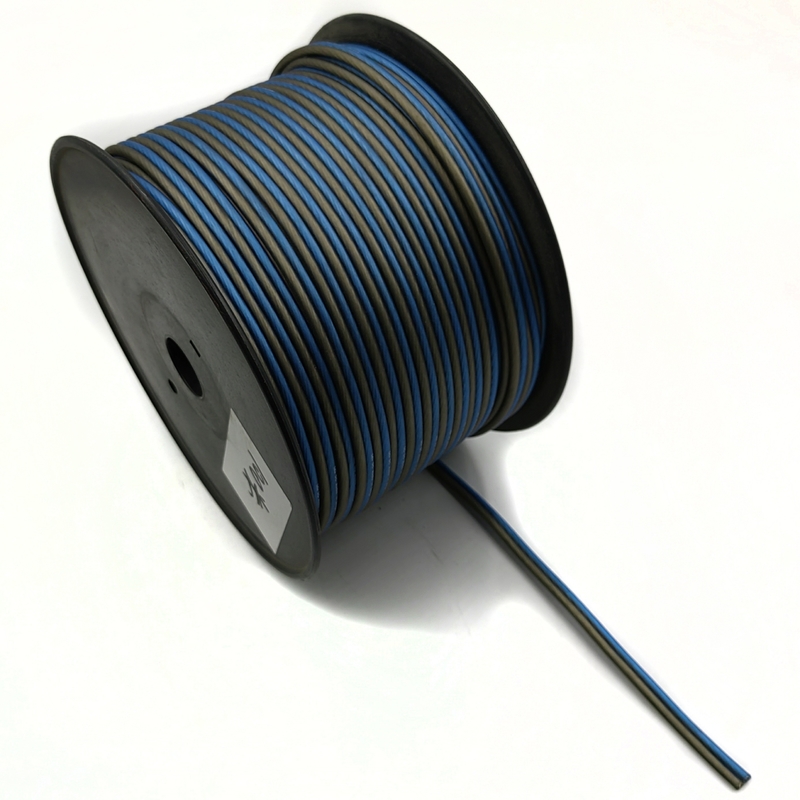 GA AWG Cables de altavoz de calibre mate translúcido chaqueta flexible paralelo del altavoz de cable para el audio del coche