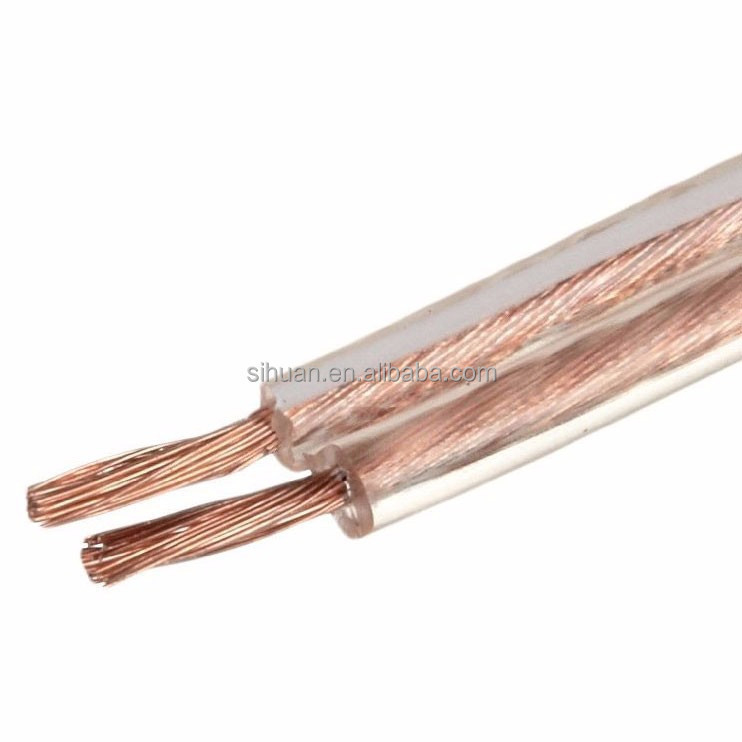 Cables de altavoz plano 18 AWG con conector RCA Tipo CE certificado
