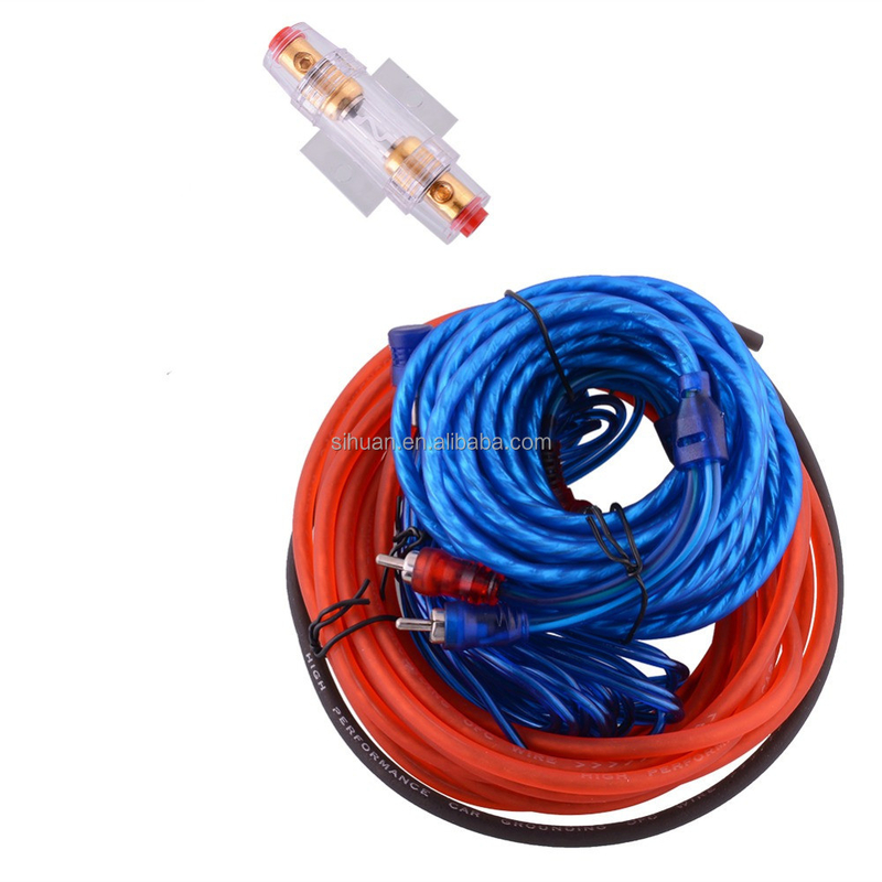 Kit de potencia del amplificador de automóviles CCA 8ga para rendimiento y fácil instalación