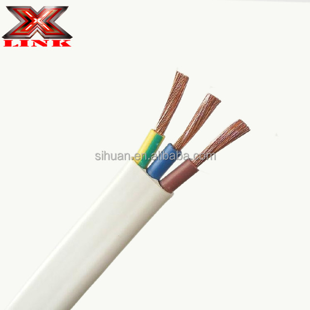 2 Cable de cobre libre de conductores de oxígeno Cable de PVC flexible y enllazado para electrodomésticos