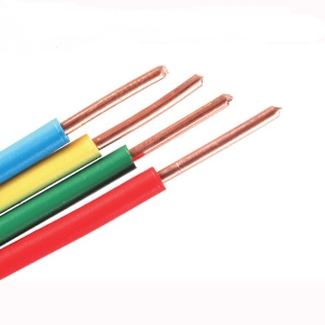 BV RVV Cable de cable eléctrico de cobre con tipo de conductor en cadena y chaqueta de PVC