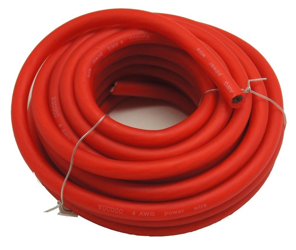 Cables de batería de audio para automóviles con altavoz en cualquier color