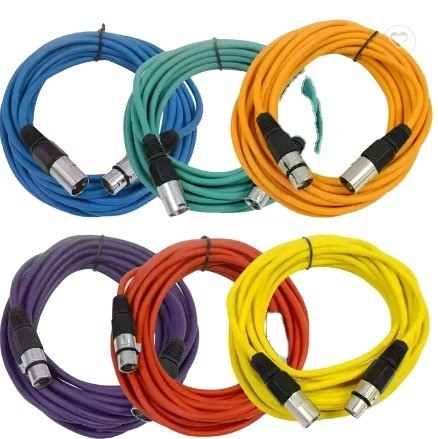 24AWG PVC aislamiento XLR DMX cable para micrófonos estación de radio y sistemas de altavoces