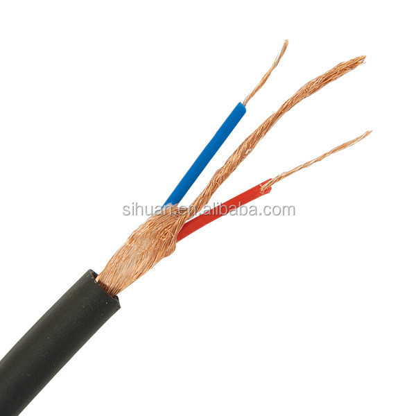 Conector de oro con trenza de protección de micrófono Cable de audio 0.22mm2 0.35mm2 para un sonido claro