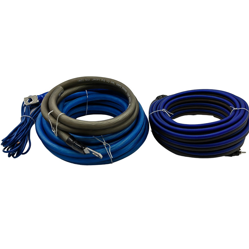 5.2m chaqueta de PVC de gama alta 1/0 4 8 AWG Gauge Amplificador de automóviles Kit de cableado para sistemas de audio de automóviles