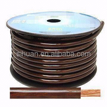 Cables de alimentación flexibles y de alto rendimiento para amplificadores de audio de automóviles Conductor de cobre cualquier color