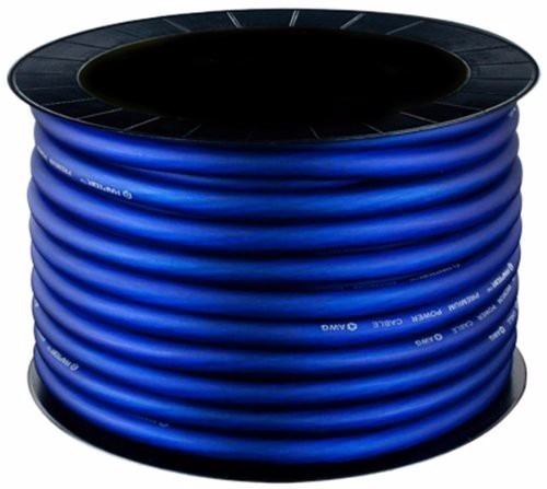 OFC Conducción Batería de audio de automóvil de calibre 0 calibre 4 calibre 8 Cables de alimentación con aislamiento de PVC