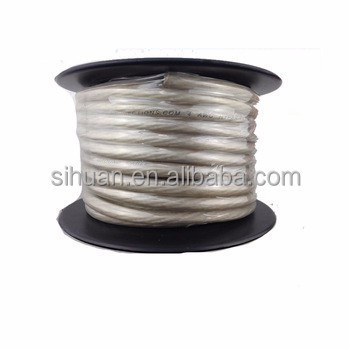 Cable de alimentación del amplificador de automóviles de chaqueta de PVC suave flexible con conductor de aluminio recubierto de cobre
